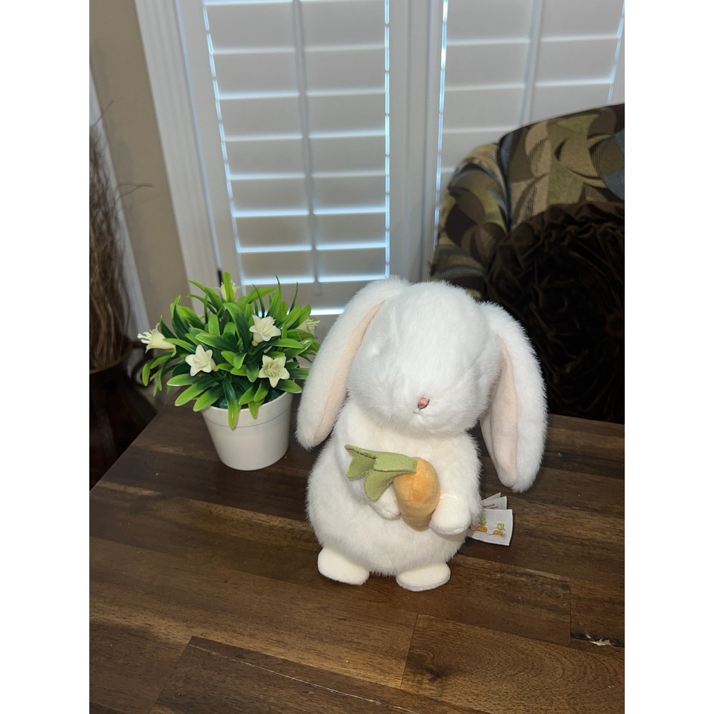Bunnies By The Bay Tiny Nibble White Bunny with Carrot Barnes & Noble Exclusive